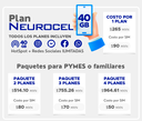 Plan Neurocel 40 GB Redes Sociales Ilimitadas 30 días431